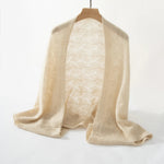 Bronze Fields Cashmere Womens Shawl | Hypoallergenic - Allergy Friendly - Naturally Free