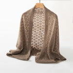 Bronze Fields Cashmere Womens Shawl | Hypoallergenic - Allergy Friendly - Naturally Free