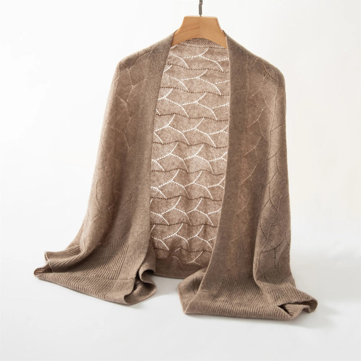 Bronze Fields Cashmere Womens Shawl | Hypoallergenic - Allergy Friendly - Naturally Free