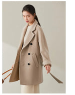 Bronzed Sky Wool Cashmere Womens Coat | Hypoallergenic - Allergy Friendly - Naturally Free