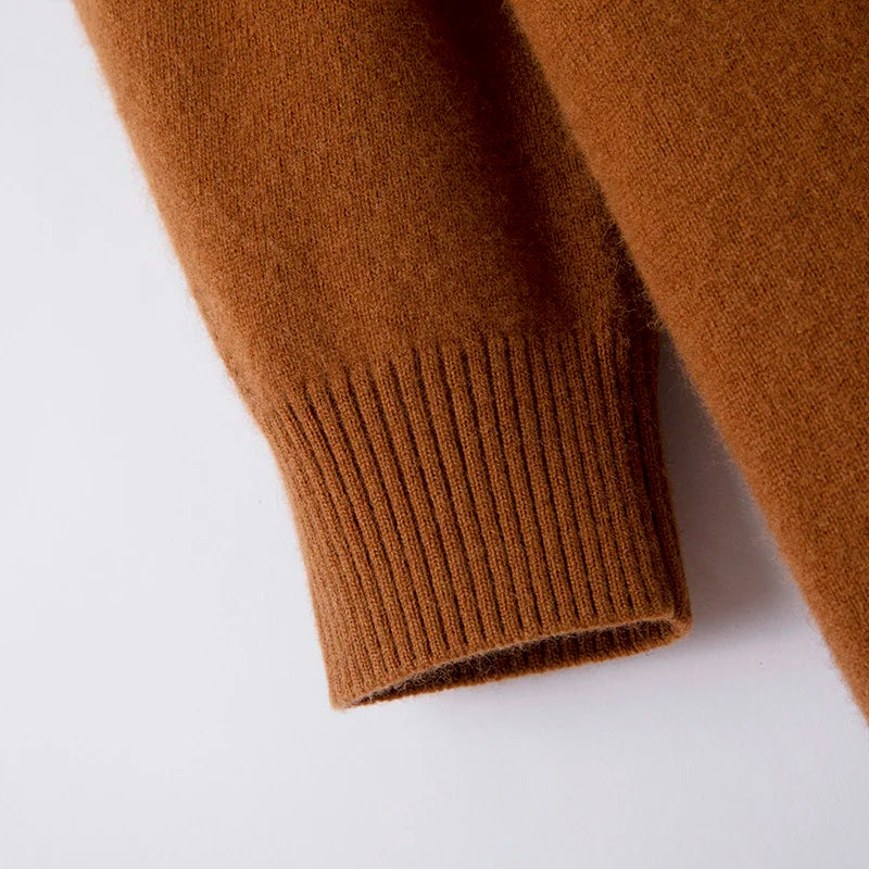 Camel Dusk Knit Cashmere Dress | Hypoallergenic - Allergy Friendly - Naturally Free