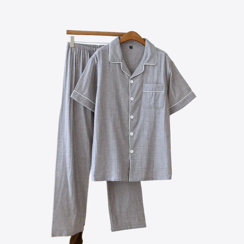 Camellia Bloom 100% Cotton Womens Pajama Set | Hypoallergenic - Allergy Friendly - Naturally Free