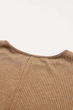 Caramel Apple Solid Viscose Crew Knit Sweater | Hypoallergenic - Allergy Friendly - Naturally Free