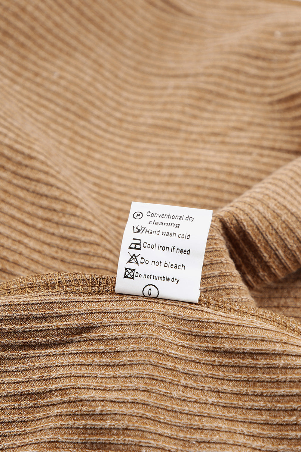 Caramel Apple Solid Viscose Crew Knit Sweater | Hypoallergenic - Allergy Friendly - Naturally Free