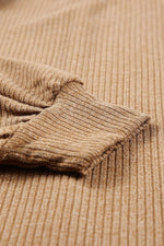 Caramel Apple Solid Viscose Crew Knit Sweater | Hypoallergenic - Allergy Friendly - Naturally Free