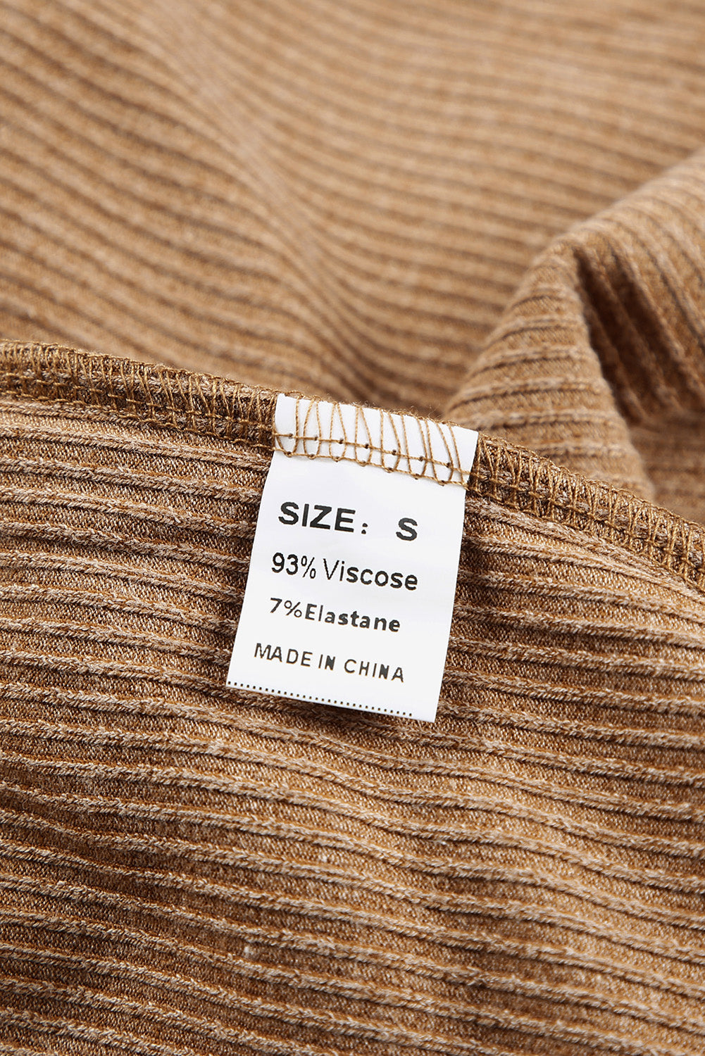 Caramel Apple Solid Viscose Crew Knit Sweater | Hypoallergenic - Allergy Friendly - Naturally Free