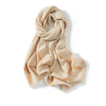 Caramel Cocoa Cashmere Womens Scarf | Hypoallergenic - Allergy Friendly - Naturally Free