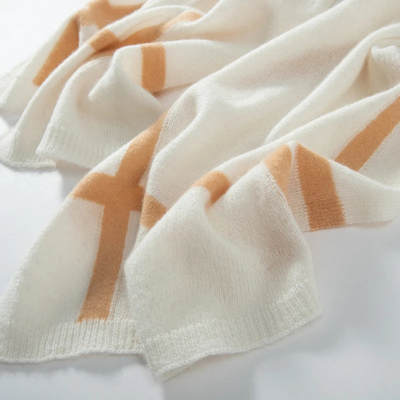 Caramel Cocoa Cashmere Womens Scarf | Hypoallergenic - Allergy Friendly - Naturally Free