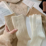 Caramel Cream 6 Pcs Cotton Wool Womens Socks | Hypoallergenic - Allergy Friendly - Naturally Free