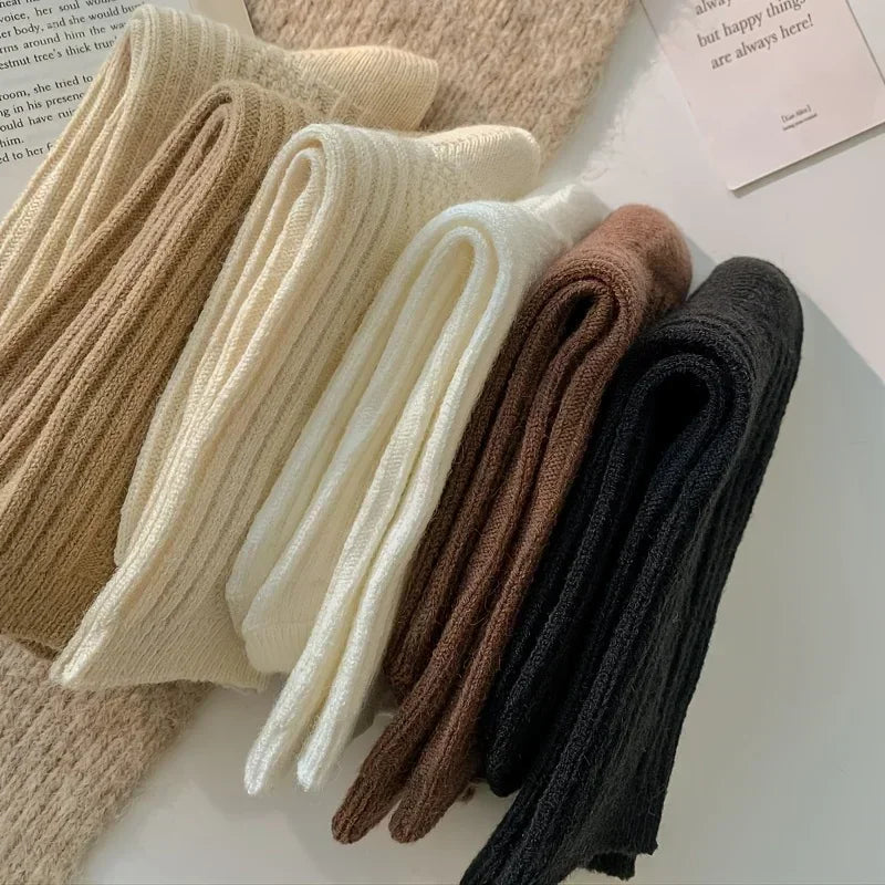 Caramel Cream 6 Pcs Cotton Wool Womens Socks | Hypoallergenic - Allergy Friendly - Naturally Free