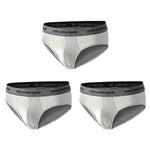 Cardinal Haven 3 Pcs Cotton Mens Briefs | Hypoallergenic - Allergy Friendly - Naturally Free