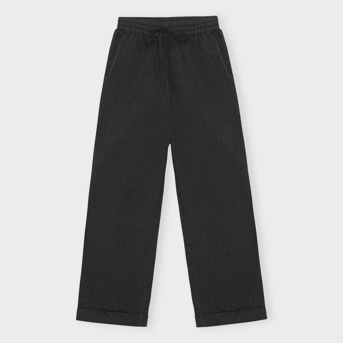 CARE BY ME Cecilie Organic Cotton Linen Womens Pants