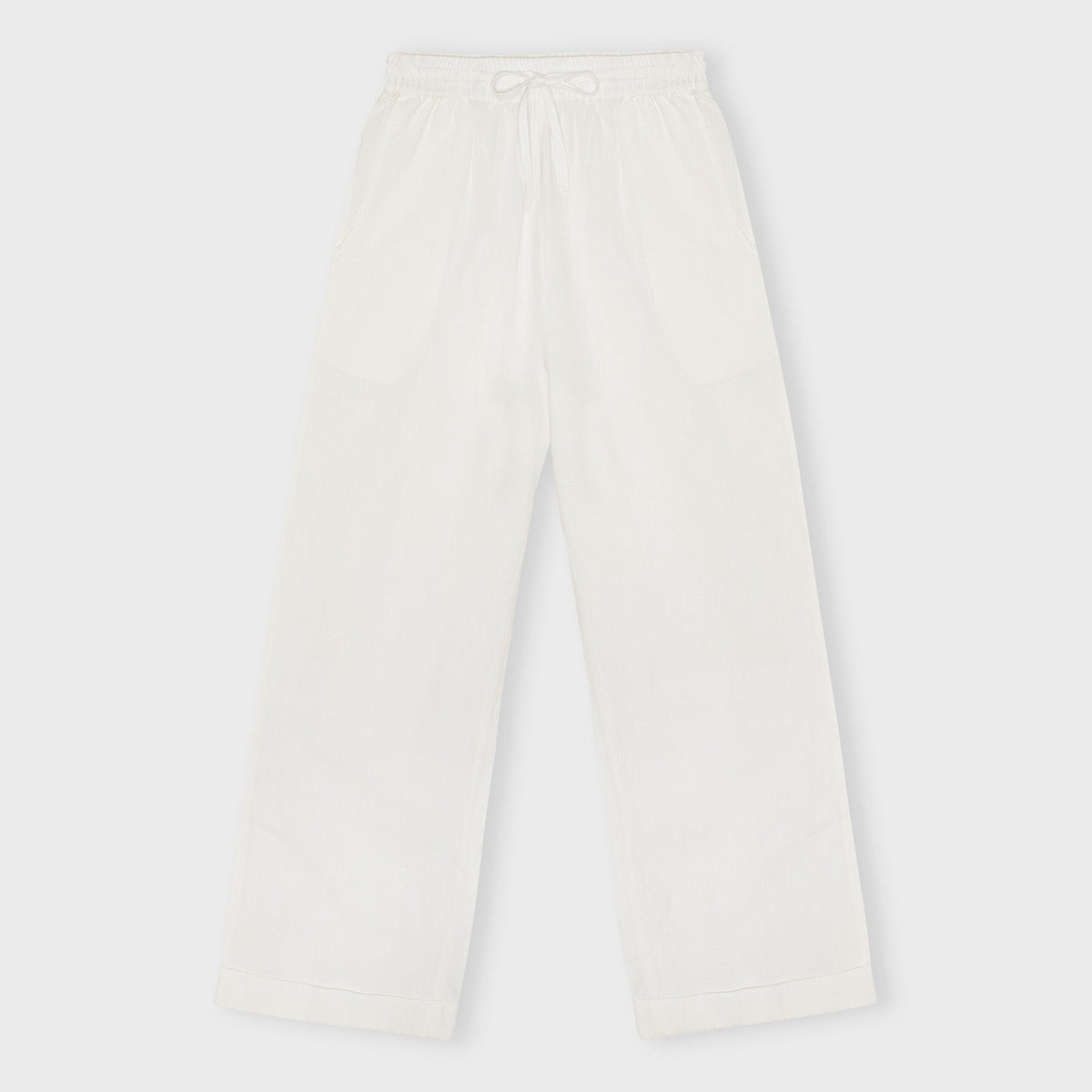 CARE BY ME Cecilie Organic Cotton Linen Womens Pants