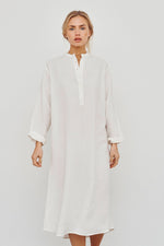 CARE BY ME Cecilie Shirt Organic Cotton Linen Womens Dress