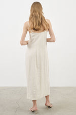 THE HAND LOOM Celia 100% Organic Cotton Womens Dress - Natural