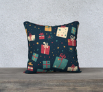 Christmas Presents Throw Pillow Cover | Hypoallergenic - Allergy Friendly - Naturally Free