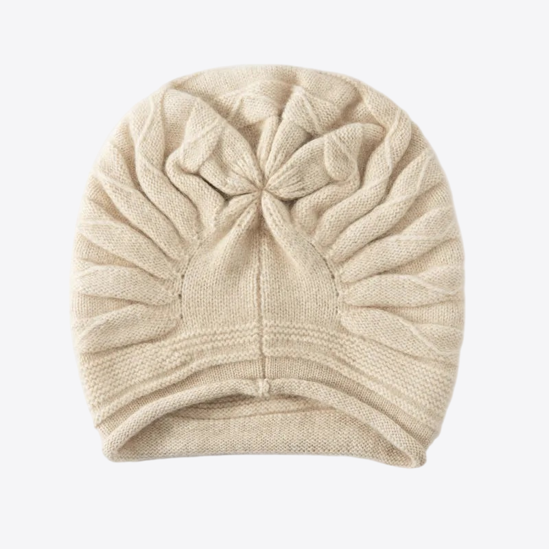 Cinnamon Rolls Knit Cashmere Womens Hat | Hypoallergenic - Allergy Friendly - Naturally Free
