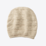 Cinnamon Rolls Knit Cashmere Womens Hat | Hypoallergenic - Allergy Friendly - Naturally Free