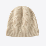 Cinnamon Stroll Knit Cashmere Womens Hat | Hypoallergenic - Allergy Friendly - Naturally Free