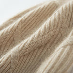 Cinnamon Stroll Knit Cashmere Womens Hat | Hypoallergenic - Allergy Friendly - Naturally Free