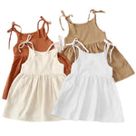 Cinnamon Sugar 100% Cotton Baby Girls Dress | Hypoallergenic - Allergy Friendly - Naturally Free