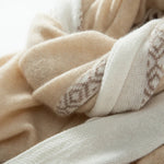 Cinnamon Swirl Cashmere Womens Scarf | Hypoallergenic - Allergy Friendly - Naturally Free