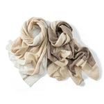 Cinnamon Swirl Cashmere Womens Scarf | Hypoallergenic - Allergy Friendly - Naturally Free