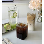 Clear Waters Square Glass Cup | Hypoallergenic - Allergy Friendly - Naturally Free