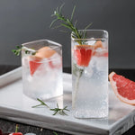 Clear Waters Square Glass Cup | Hypoallergenic - Allergy Friendly - Naturally Free