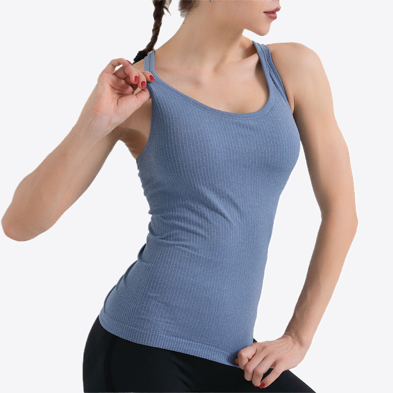 Cloudscape Organic Cotton Womens Activewear Tank | Hypoallergenic - Allergy Friendly - Naturally Free