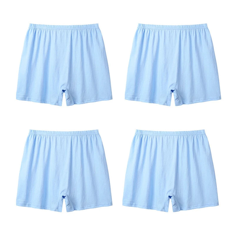 Coastal Breeze 4 Pcs Cotton Mens Boxers | Hypoallergenic - Allergy Friendly - Naturally Free