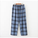 Coastal Retreat Plaid Pajamas 100% Cotton Mens Lounge Pants | Hypoallergenic - Allergy Friendly - Naturally Free