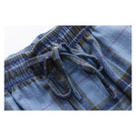 Coastal Retreat Plaid Pajamas 100% Cotton Mens Lounge Pants | Hypoallergenic - Allergy Friendly - Naturally Free