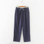 Coastal Retreat Plaid Pajamas 100% Cotton Mens Lounge Pants | Hypoallergenic - Allergy Friendly - Naturally Free