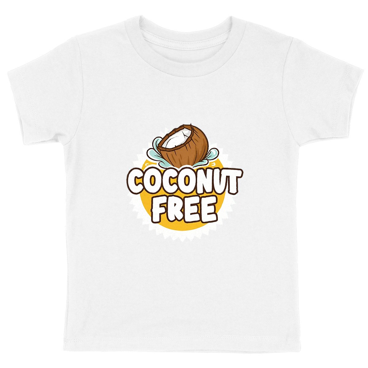 Coconut Free Organic Cotton Graphic Kid's Shirt | Hypoallergenic - Allergy Friendly - Naturally Free