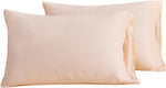 Comfort Oasis Solid 2Pcs 100% Linen Pillowcases | Hypoallergenic - Allergy Friendly - Naturally Free