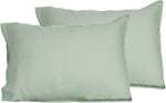 Comfort Oasis Solid 2Pcs 100% Linen Pillowcases | Hypoallergenic - Allergy Friendly - Naturally Free