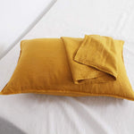 Comfort Oasis Solid 2Pcs 100% Linen Pillowcases | Hypoallergenic - Allergy Friendly - Naturally Free