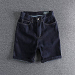 Cornflower Desert Denim 100% Cotton Mens Shorts | Hypoallergenic - Allergy Friendly - Naturally Free