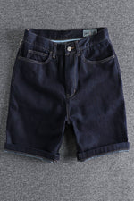 Cornflower Desert Denim 100% Cotton Mens Shorts | Hypoallergenic - Allergy Friendly - Naturally Free