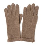 Cozy Cocoa Knit Cuff Cashmere Womens Gloves | Hypoallergenic - Allergy Friendly - Naturally Free