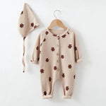 Crimson Bears 2 Pcs Organic Cotton Baby Romper | Hypoallergenic - Allergy Friendly - Naturally Free