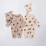 Crimson Bears 2 Pcs Organic Cotton Baby Romper | Hypoallergenic - Allergy Friendly - Naturally Free