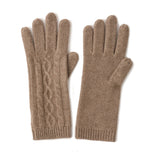 Crimson Ice Knit Cashmere Womens Gloves | Hypoallergenic - Allergy Friendly - Naturally Free