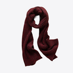 Crimson Snowflake Cashmere Womens Scarf & Hat Set | Hypoallergenic - Allergy Friendly - Naturally Free