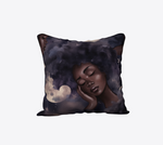 Curly Girl Slumber Throw Pillow Cover | Hypoallergenic - Allergy Friendly - Naturally Free