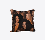 Curly Girl Tribe Throw Pillow Cover | Hypoallergenic - Allergy Friendly - Naturally Free