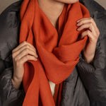 MENIQUE Unisex 100% Linen Scarf