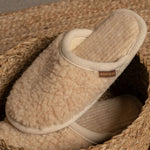 MENIQUE 100% Merino Wool Womens Fluffy Slippers