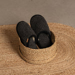 MENIQUE 100% Merino Wool Mens Fluffy Slippers